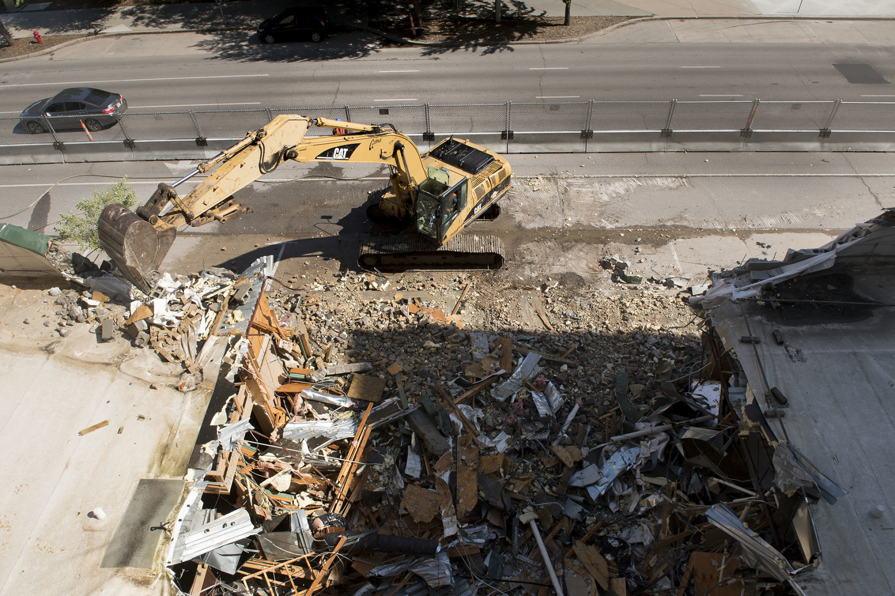 Demolition begins